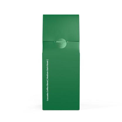 HBS, Cascades Coffee Blend (Medium-Dark Roast), Green Package