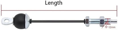 39-236 Inches Home Gym Replacement Cables Thick 0.2 Inches LAT Pulldown Cable for Fitness Cable Pulley Machine with Screw and Stopper Ball