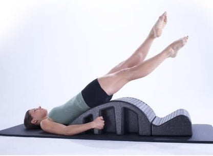 Balanced Body Pilates Arc, Step Barrel for Spine Exercises, Balance, Core Strengthening, and Stretching, Spine Corrector, Reformer Wedge, Fitness Training Tool, Pilates Equipment