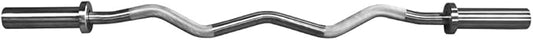 Signature Fitness Olympic Super Curl Barbell Curl Bar