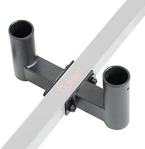 Sunny Health & Fitness Power Cage Squat Rack Upgrade Attachments, Dip Bar, Plate Bar Holder, Belt Squat, J Hook, Lat, Adapter, U Ring, Pull Up Bar, Landmine, Captain's Chair, Tricep Rope For Home Gym