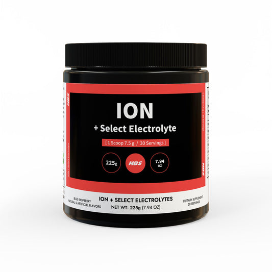 HBS, ION + Select Electrolyte Supplement (225g, 7.94oz)