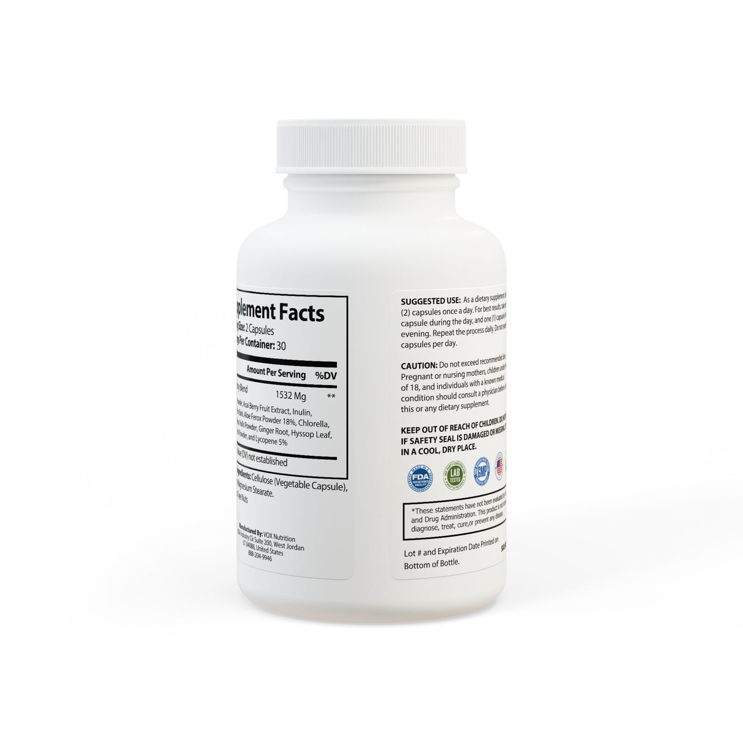 HBS, Acai Berry Complex Supplement (60 Vegetable Capsules)