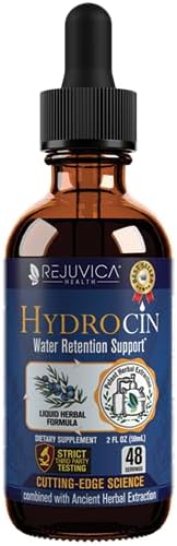 Hydrocin - Advanced Diuretic Water Retention Support Supplement - Liquid Delivery for Better Absorption - Dandelion, Uva Ursi, Juniper Berry, Celery Seed, Green Tea & More!