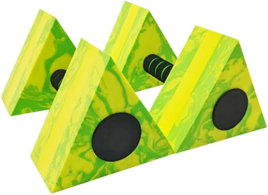 Aquatic Exercise Dumbbell Set of 2 for Water Aerobics, High-Density EVA-Foam Water Weights, Pool Fitness Equipment for Unisex Adults, camo