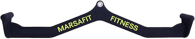 Home Gym Fitness Rowing T-bar V-bar Pulley Cable Machine Attachments, Bicep Curl Tricep Lat pulldown Bar Back Strength Training Handle Grips Lat Pull Down Bar Press Down Exercises