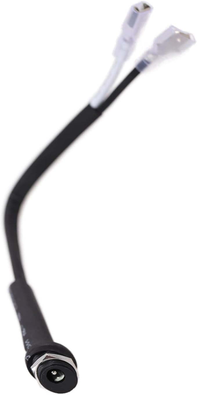 Power Plug Connector Replacement Part with Dust Cover, Compatible with Peloton Fitness Bike Connector Input Line. Not Compatible with Bike Plus