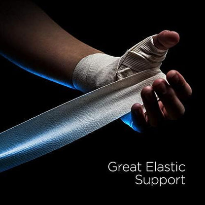 Pro Impact Mexican Style Hand Wraps for Men & Women – 180" Stretchable Boxing Wraps for MMA, Muay Thai, Kickboxing & Gym Training – Wrist & Knuckle Protection for Maximum Performance & Support