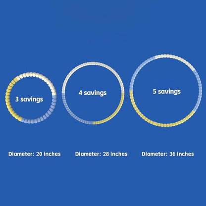 Fitness exercise weighted hoop: exercise hoop