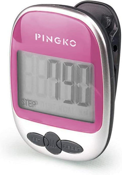PINGKO Outdoor Multi-Function Portable Sport Pedometer Step/Distance/Calories/Counter