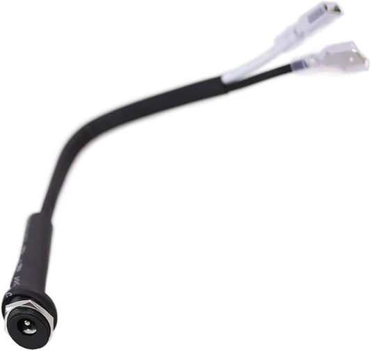 Power Plug Connector Replacement Part with Dust Cover, Compatible with Peloton Fitness Bike Connector Input Line. Not Compatible with Bike Plus