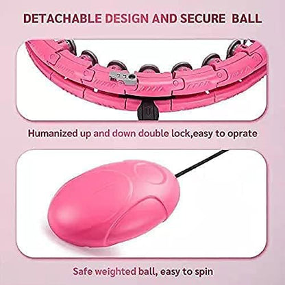 Smart Weighted Hula Hoop 3-in-1 Quick 24 Detachable (33"-46")
