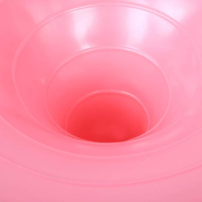 Yoga Ball - 50cm Exercise Ball - PVC Doughnut Shape - Yoga Ball Chair - Balance Trainer - Thicken Anti-Explosion Inflatable Seating Exercise - for Office & Home & Gym