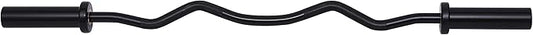 Signature Fitness Olympic Super Curl Barbell Curl Bar