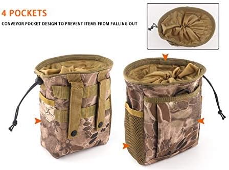 Drawstring Highend Rock Climbing Chalk Bag with a Carabiner Different Pockets for Climbing Bouldering, Gymnastics, Gym Pouch, Cross Fit and Lifting