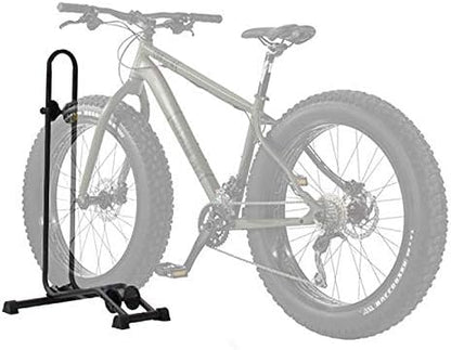 BikeHand Bike Floor Stand Parking Rack Stand - for 24"-29" Mountain MTB & Road Bikes Bicycles Indoor Outdoor Garage Storage - Fat Bike for 1 Bike