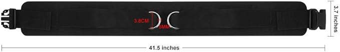 Waist Belt Neoprene Padded Gym Pulley Strap
