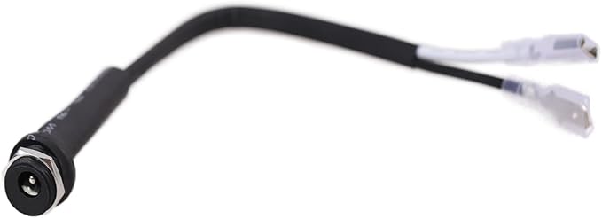 Power Plug Connector Replacement Part with Dust Cover, Compatible with Peloton Fitness Bike Connector Input Line. Not Compatible with Bike Plus