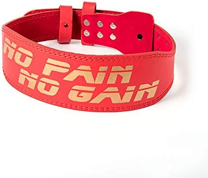Weight Lifting Belt for Fitness Gym-Adjustable Pu Leather