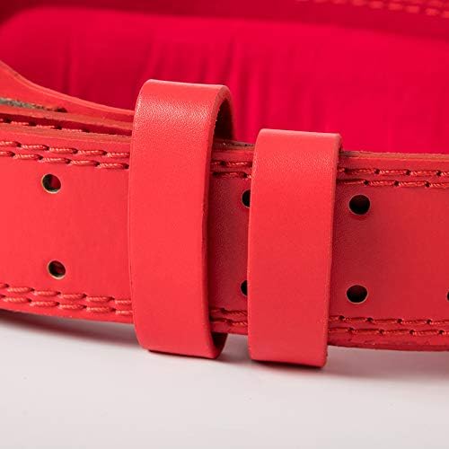 Weight Lifting Belt for Fitness Gym-Adjustable Pu Leather