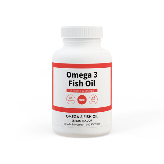 HBS, Omega 3 Fish Oil Supplement (60 Softgels)