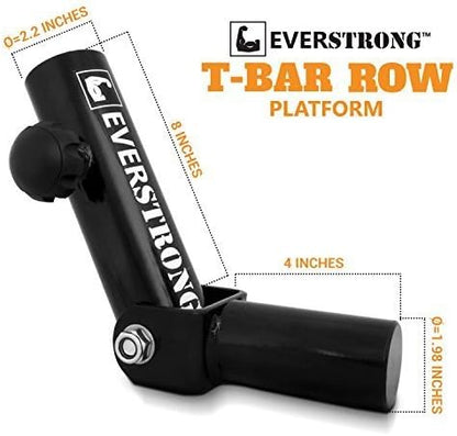 EVERSTRONG Elite Heavy Duty T-Bar Row Olympic Bars 2-inch Olympic