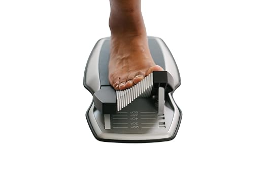 Dorsiflex. Deep calf, foot, and arch stretcher and foot rocker and slant board device for plantar fasciitis, Achilles tendinitis, calf stretching, ankle mobility, toe mobility and heel pain relief.