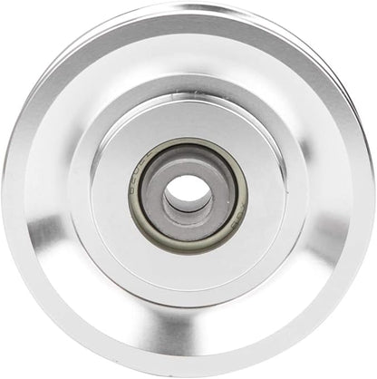 Yctze Aluminium Alloy Pulley, 3 Bearing 75mm, Fitness Exercise Hardware for Cable Machine Gym, Weight Training Equipment Accessories for Home Garage (Diameter 80mm)