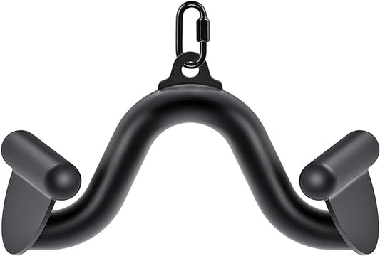 Kipika LAT Pull Down Bars Cable Machine Attachment, Rowing T-bar V-bar Set, Back Strength Training Handle Grips for Cable Machine Rowing Machine, 12" 20" 24" 28" 32" Five Sizes