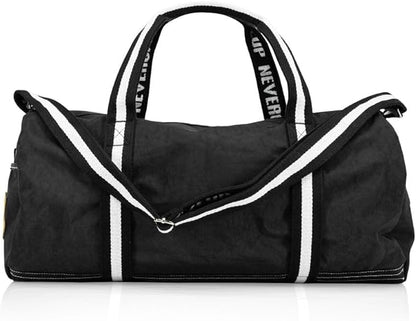 Fairtex BAG9 Retro Style Barrel Bag Thai Boxing Heavy Gym Bag Myay Thai MMA (Black)