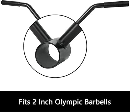 Luwint Landmine Attachments for Olympic Bars, T Bar Row Attachment Solid Steel Handle for Home Gym Workout