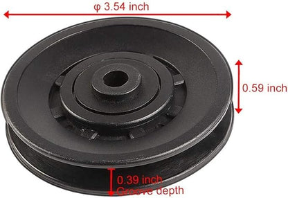Universal Bearing Pulley Wheel for Cable Machine Gym Equipment Part Garage Door