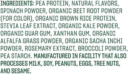 Vega Protein and Greens Protein Powder, Berry - 20g Plant Based Protein Plus Veggies, Vegan, Non GMO, Pea Protein for Women and Men, 1.7 lbs (Packaging May Vary)