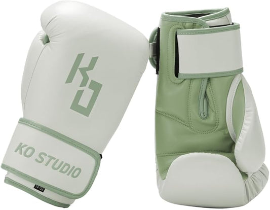 Boxing Gloves for Men & Women - Leather Gloves for Heavy Bag, Punching Bag,Muay Thai, MMA, Kickboxing, Gym Training, Sparring Pro-Style Guantes de Boxeo 12oz 14oz 16oz