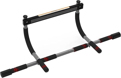 8 & 12-Grip Doorway Pull-Up Bar - Heavy-Duty