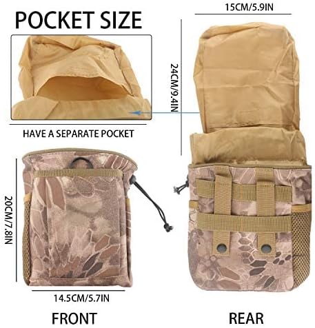 Drawstring Highend Rock Climbing Chalk Bag with a Carabiner Different Pockets for Climbing Bouldering, Gymnastics, Gym Pouch, Cross Fit and Lifting