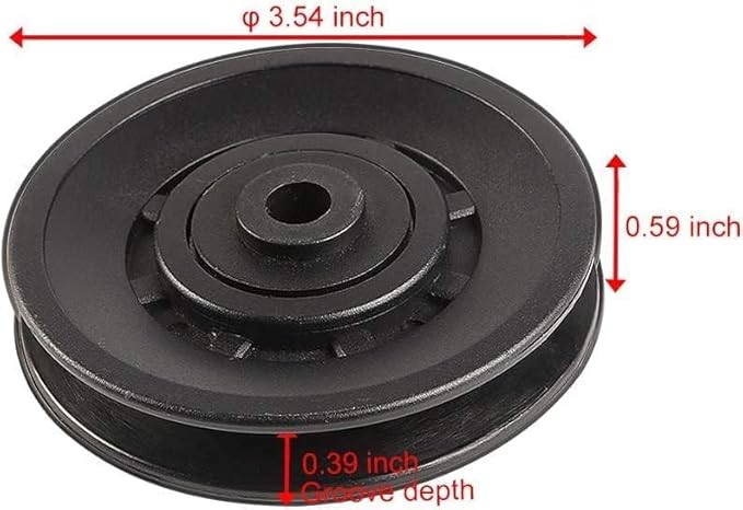 Universal Bearing Pulley Wheel for Cable Machine Gym Equipment Part Garage Door