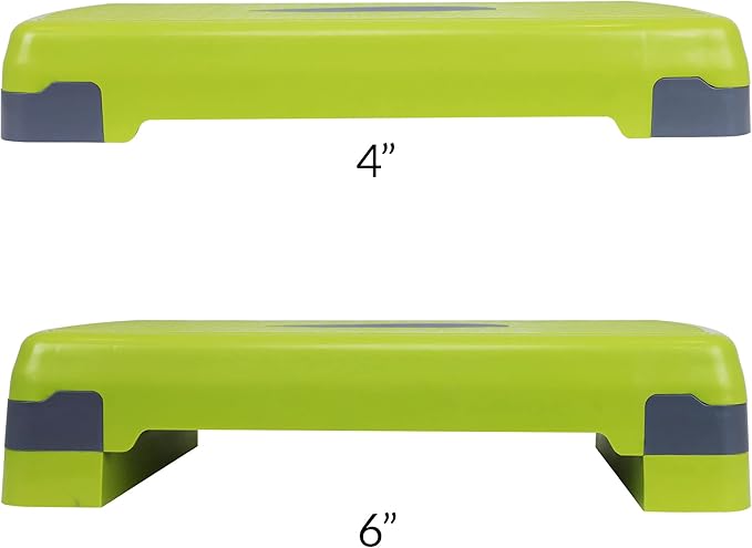 Signature Fitness Adjustable Workout Aerobic Stepper Step Platform Trainer 27-Inch, Multiple