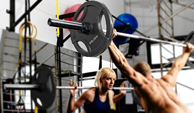 Clout Fitness Olympic Barbell Clamps Collars Quick Release 2 Inch