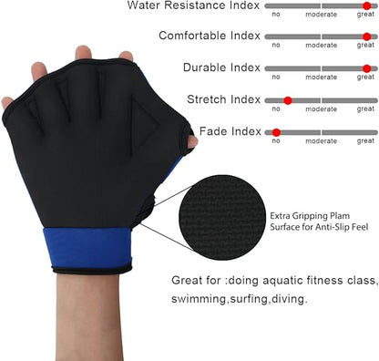 UNAOIWN Water Dumbbell Set for Aquatic Aerobics Exercise, Water Weights Equipment, Training Aid for Aquatic Fitness, Water Workout Fitness Tool