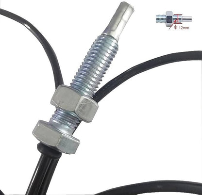 39-236 Inches Home Gym Replacement Cables Thick 0.2 Inches LAT Pulldown Cable for Fitness Cable Pulley Machine with Screw and Stopper Ball