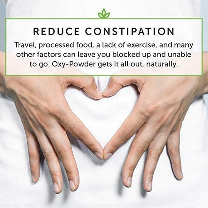 Global Healing Center Oxy-Powder Colon Cleanse Detox - Oxygen Based Safe and Natural Intestinal Cleanser, 120 Count (Pack of 2)