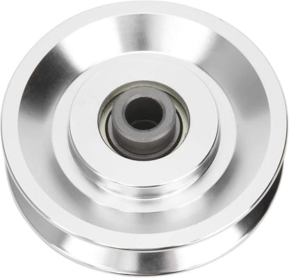 Yctze Aluminium Alloy Pulley, 3 Bearing 75mm, Fitness Exercise Hardware for Cable Machine Gym, Weight Training Equipment Accessories for Home Garage (Diameter 80mm)