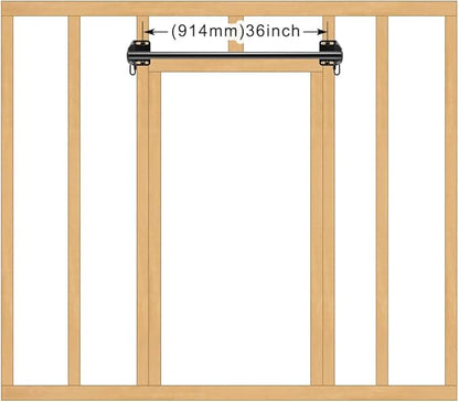 SELEWARE Wall Mounted Pull Up Bar 440 lbs