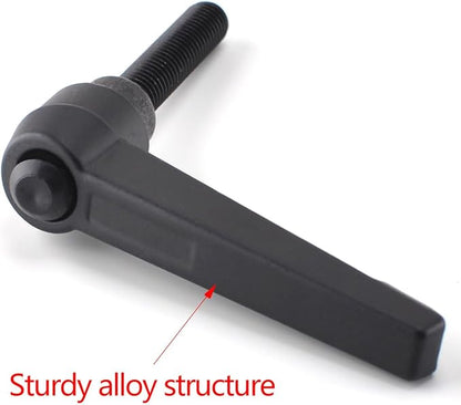 Horizontal Seat Post Adjustment Rod for Spin Bikes Compatible with Peloton L-Shaped Seat Adjustment Handle Replacement Accessory (High-Strength Aluminum Structure)