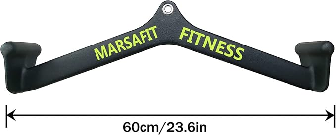 Home Gym Fitness Rowing T-bar V-bar Pulley Cable Machine Attachments, Bicep Curl Tricep Lat pulldown Bar Back Strength Training Handle Grips Lat Pull Down Bar Press Down Exercises