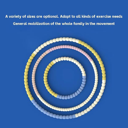 Fitness exercise weighted hoop: exercise hoop