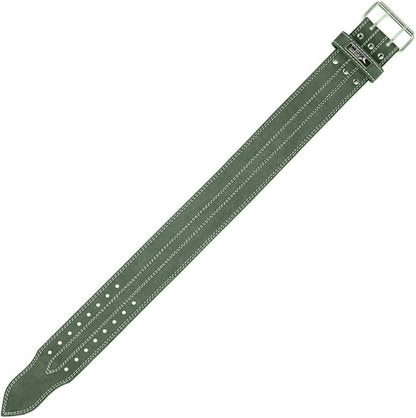 MRX Powerlifting Leather Belt 4" Wide 10mm Thickness 2 Prong