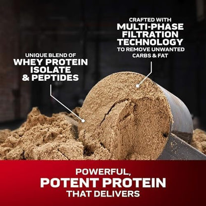 Muscletech Whey Protein Powder (Cookies & Cream, 4 Pound) - Nitro-Tech Muscle Building Formula with Whey Protein Isolate & Peptides - 30g of Protein, 3g of Creatine & 6.8g of BCAA