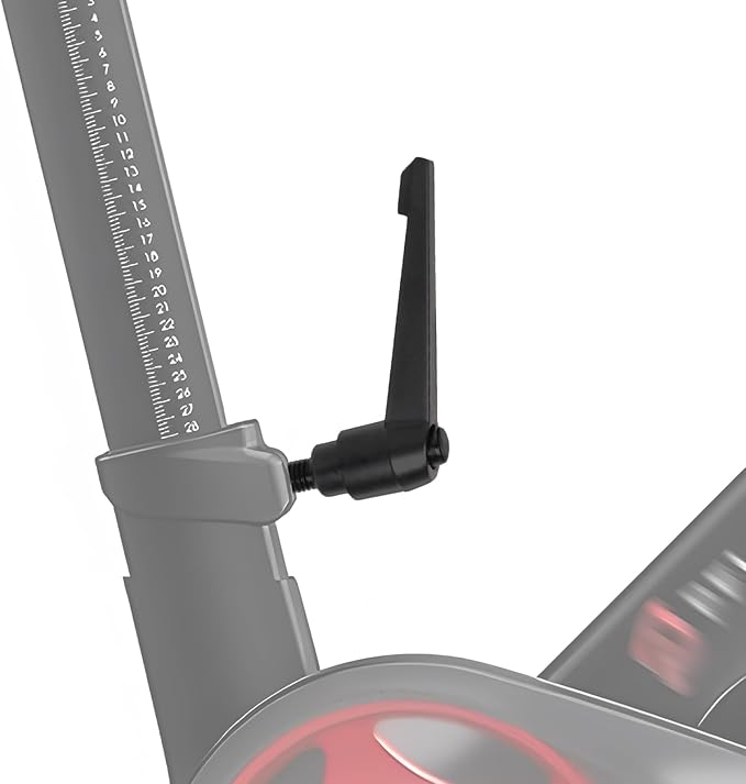 Exercise Bike Seat and Handlebar Height Adjustment Handle Replacement Part - Compatible with Peloton Bikes, Adjustable Alloy L-Shaped Handle Accessory for Seat and Handlebar Height Adjustment